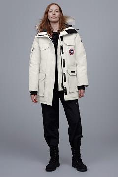 Chamarras Canada Goose Mujer Outlet - Expedition Abrigos Blancos DA2685049